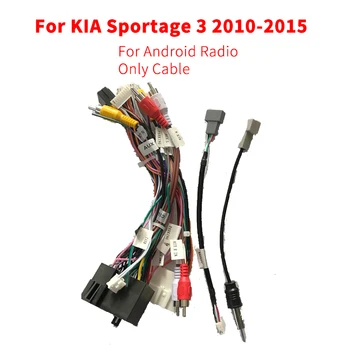 За KIA Sportage 3 2010-2015 Android Радио Автомобилни Аксесоари Колан кабели Адаптер 16Pin Конектор