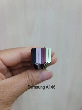 За Samsung Galaxy A14 5G A146P/U/B/A145F Тава за SIM-карти Слот за притежателя на сим-карта и адаптер притежателя на тавата за карти Micro SD