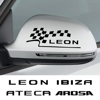 За Seat Leon Ibiza Ateca Seat Arona Cordoba, Toledo Altea Alhambra Arosa Аксесоари Етикети на Огледала за задно виждане за кола