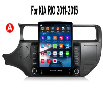 За Tesla Стил 2Din Android 12 Автомобилен Радиоприемник за KIA K3 RIO 2011-2035 Мултимедиен Плейър GPS Стерео Carplay DSP RDS Камера