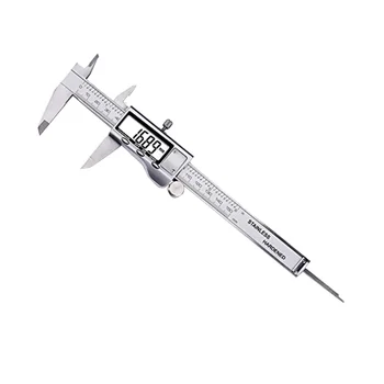 Измервателен инструмент, Цифров микрометър, Штангенциркуль от неръждаема стомана, Преобразуване инча в мм (6 инча/150 mm)