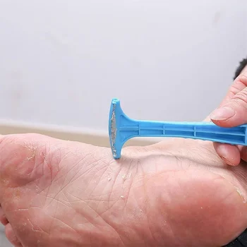 Инструмент за премахване на мъртвата кожа Пластмасова Професионална Грижа за краката Педикюр Hine Hard Feet Skin Кътър Самобръсначка за премахване на Кожичките
