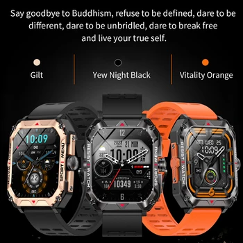 Интелигентна Часовници Монитор на сърдечния ритъм Сън Smart-часовници за телефон IP68, Водоустойчив, съвместими с Bluetooth, 100 + спортни режими, Проследяване Стъпки