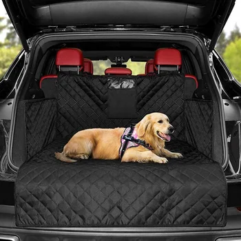 Калъф за кучета, голям багажник, водоустойчив авто подложка за кучета, малък пътен мат, калъф за носене, авто хамак за превоз на кучета, седалка за кучета