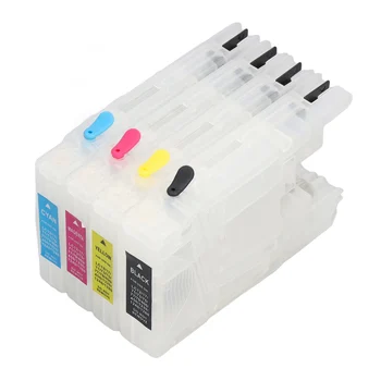 Касети с мастило, здрави, точни, за многократна употреба, без мирис, заправляемые касети с Мастило, 4 цвята, неблочный изход за мастилено-струен принтер