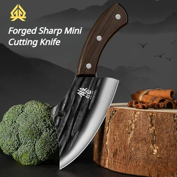 Компактен нож за рязане на XTL forging на открито, домакински преносим мини-нож за плодове, специален нож за нарязване на главния готвач