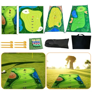 Комплект за случайни игра на голф на закрито Golf Puting Royale Golf Game Hitting Mats New Mini Casual е Подходящ за игри на закрито, на открито