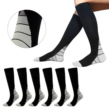 Компресия чорапи за мъже и жени, 3 чифта Компрессионных поддържащи Чорапи, Компресия Чорапи за жени 1520, Прозрачно Дантелено бельо