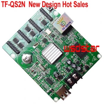Контролер за led екран TF-QS2N USB + Gigabit Ethernet 4 * HUB75 Пълноцветен асинхронни такса за управление на светодиоди