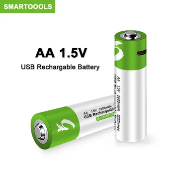 Литиево-йонна батерия с капацитет от 1,5 ДО АА с капацитет 2600 mah, която се презарежда чрез USB за бързо зареждане играчка клавиатура