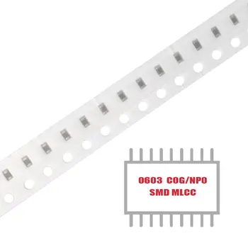 МОЯТА ГРУПА 100ШТ SMD MLCC CAP CER 56PF 100V C0G/NP0 0603 Многослойни керамични Кондензатори за повърхностен монтаж на разположение на склад