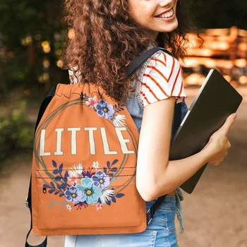 Много Малка Женска Холщовая чанта за почивка на съвсем малък, Женствена чанта за лаптоп раница за колеж, Дамски училищна чанта за пътуване