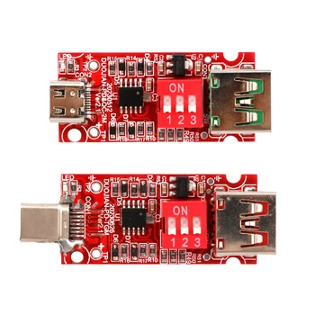 Модул за детектор проучване Type-C USB-C PD2.0 3.0 QC 2.0 от 3.0 до DC-примамки с бързо зареждане На 5v/9/12/15/20 В с пятискоростным превключване