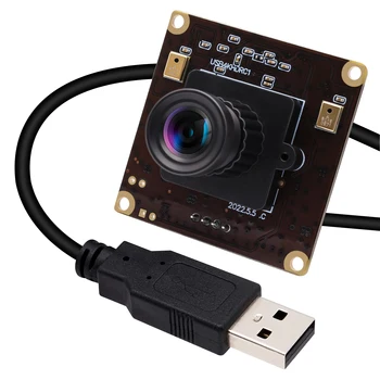 Модул камера ELP 4K USB с микрофон, мини-уеб камера за КОМПЮТЪР, лаптоп, Raspberry pi, такси за разработка на Android, в jetson Nano
