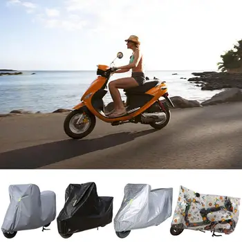 Мотоциклет дъждобран, универсален водоустойчив мотоциклет калъф със светлоотразителни ивици, устойчив на абразия дъждобран за мотоциклети