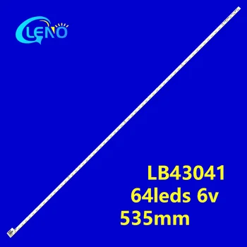 Нов 1бр 64LED 535 мм led лента с подсветка за LB43041 P430HVN01.1 74.43P02.001-1-CC1 16B18D