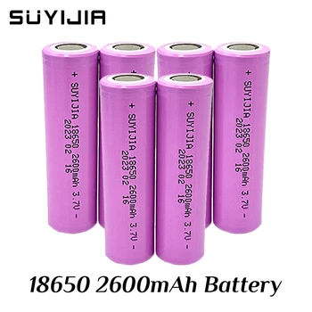 Нова батерия 18650 3,7 На 2600 mah, литиево-йонни батерии реалния капацитет за силна светлина, главоболие фенер MP3