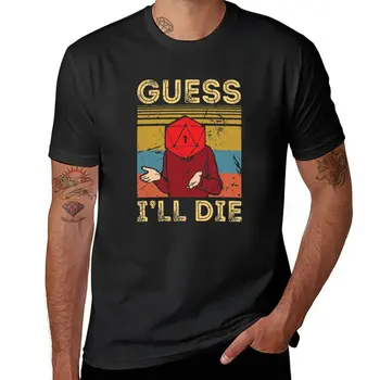 Нова риза Guess I ' ll Die, изработени по поръчка, тениски по поръчка, тениски за спортните фенове, мъжки дрехи