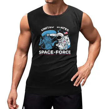 Нова риза Космически сили на САЩ, риза, риза без ръкави, мъжки летни дрехи, спортни дрехи, мъжки спортни дрехи