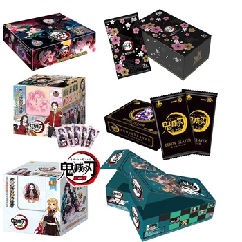 Нова са подбрани карта Demon Slayer TCG Аниме Booster Pack Box Kamado Nezuko Рядка настолна игра, играчка, подарък за рожден Ден за деца