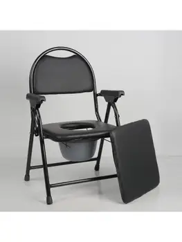 Нощни стол-скрин, Тежкотоварни Стол-тоалетна, Защитна рамка за тоалетна, медицински шкаф, може да се използва като стол за душата