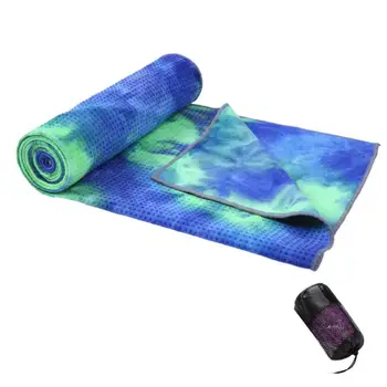Одеало за йога, много меко многократна употреба многофункционално кърпа за йога, одеала с противоскользящим изземване, одеяло в грах, Кърпа за дома