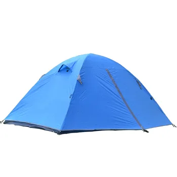 Опаковъчна палатка за 2 души, алуминиев стълб, Лека Туристическа палатка, Двупластова Преносима чанта за туризъм