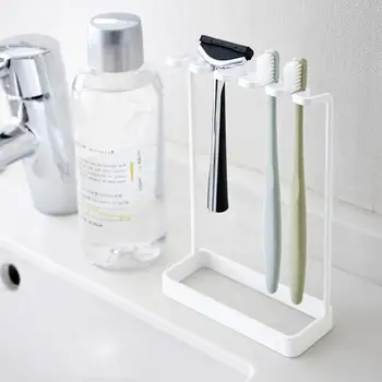 Органайзер за баня, универсална метална поставка за четка за зъби, паста за зъби, бръсначи, Организирайте баня с помощта на този стилен компактен багажник