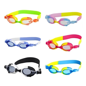 Очила за плуване, слънчеви очила за деца, детски очила за плуване, бързо регулируема каишка и липсата на течове, Практичен детски плувен совалка