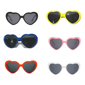 Очила с световыми ефекти във формата на сърце, слънчеви очила за жени, момичета, детски слънчеви очила за партита, подаръци за влюбени 