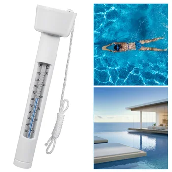 Плаващ термометър за басейна, температурен Сензор за вода, Тестер За измерване в спа вана