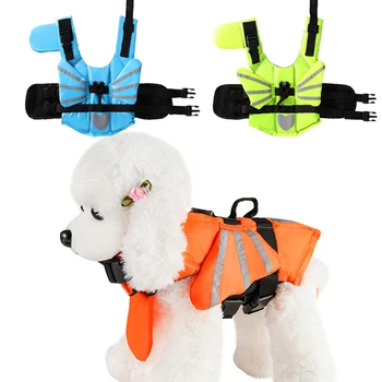 Плажни дрехи за кучета, облекло за кучета в морския басейн, планинска спасителна облекло за малки кучета, жилетка за плуване на открито, лятна яке за къпане на домашни кученца
