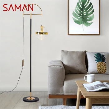 Под лампа SAMAN Nordic За Семейния хол, спалня в близост До с мека мебел, Модерен led творчески декоративна лампа