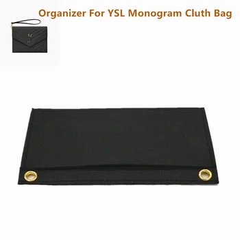 Подходящ за ysl монограм bag е луксозен поставяне-организатор на веригата, чанта през рамо, дизайнерска чанта, вътрешна козметична поставяне в чанта с монограм