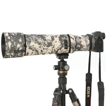Покритие на обектива ROLANPRO За Canon RF 800mm F11 IS STM Защитен Калъф Камуфляжный Дъждобран RF800 F/11 Guns Sleeve