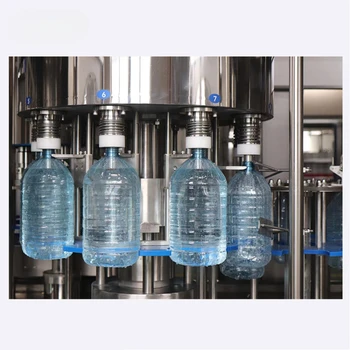 Полуавтоматична/Автоматична Линия за производство на 5-литров 10-литров PET-бутилки за бутилиране на чиста вода