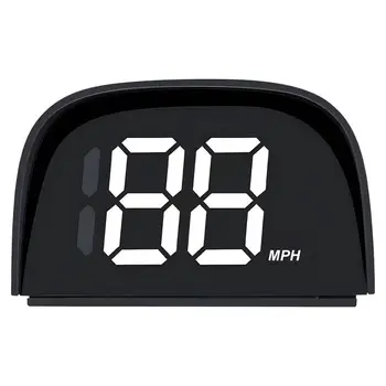 Предупредителен дисплей за автомобили с Автоматична скорост на Автомобила Hud GPS за измерване на Скоростта Предупреждение за превишаване на скоростта Измерване на пробег, Hud Дисплея за измерване на скоростта