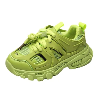Пролетен детски Нова спортни обувки За момичета и момчета, Модни Неудобни маратонки, Скъпа Ежедневни обувки в ярки цветове, Детски маратонки за бягане