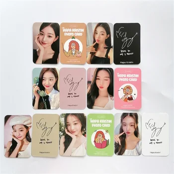 Промоционални картички KPOP АЙВ WonYoung Phtocards с Цветни контакти, Двустранни Карти LOMO, Лични Хартиени Картички, Подаръци за любителите на гмуркането