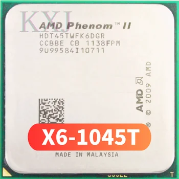 Процесор AMD Phenom II X6 1045T X6-1045T - HDT45TWFK6DGR с шестиядерным процесор 2,7 Ghz с процессорным жак 95W AM3