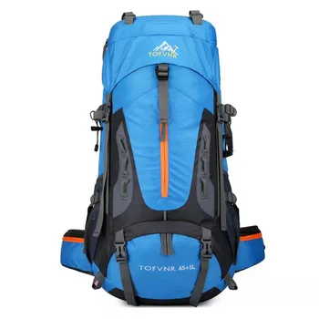 Раница за къмпинг обем 70 литра, туристическа чанта на открито, голяма чанта за съхранение, альпинистский водоустойчива раница раница за колоездене, риболов