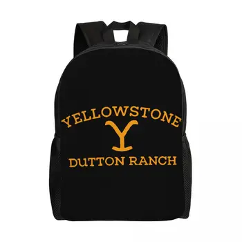 Раница за лаптоп Yellowstone Дътън Ranch, дамски мъжки базова чанта за студенти, чанта за ученици