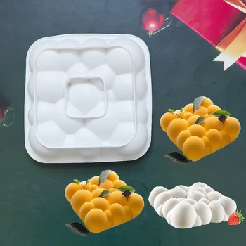 Силиконова форма за торта във формата на пузырькового облак 3D.Форма за печене сладък мус.Инструменти за украса на празнични форми за печене