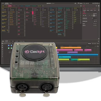 Софтуер за управление на сценичното осветление Daslight DVC4 GZM 1536CH DMX512 Wifi DJ Disco light led светлини Dmx контролер XLR