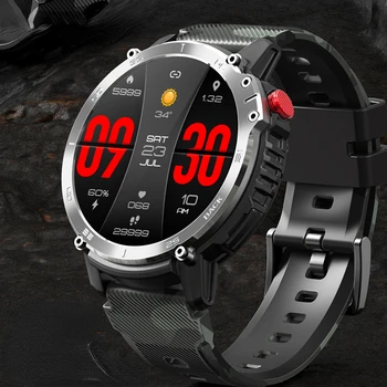Спортен часовник за мъже IP68 водоустойчив 4G ROM C22 Smartwatch 2023 подкрепа за свързване на слушалки Smart-часовници Bluetooth предизвикателство 1,6 инча Разпродажба