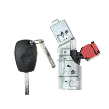 Ствольный Ключа на Стартер за Запалване на Колата С Ключ Цилиндър Запалване За Аксесоари Renault 8200214168 806010030R 7701208408