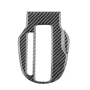 Стикер с тапицерия панел за превключване на предавките на колата е от въглеродни влакна за FIT (JAZZ 2014-2018