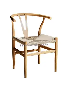 Стол Taishi имитация на масив дърво, лесна потребителска маса, облегалка на стол, нов китайски маса за хранене в скандинавски стил, комбиниран желязо