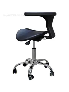 Стол-седло, повдигане на облегалката, козметична корекция, стоматологичен стол, столче за стоматолога, прост стол с заглушенным шкивом