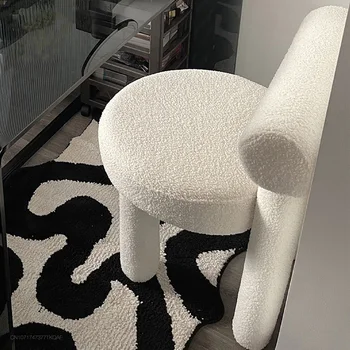 Творческа стол на скандинавския дизайнер, Тоалетка, Луксозно кресло за отдих, ресторант Sillasn, мебели за хола, WXH59YH